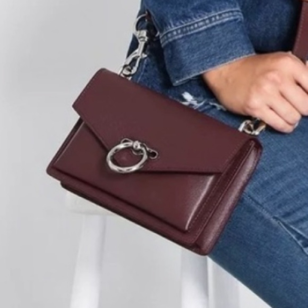 Rebecca Minkoff Jean Crossbody Bag Bordeaux